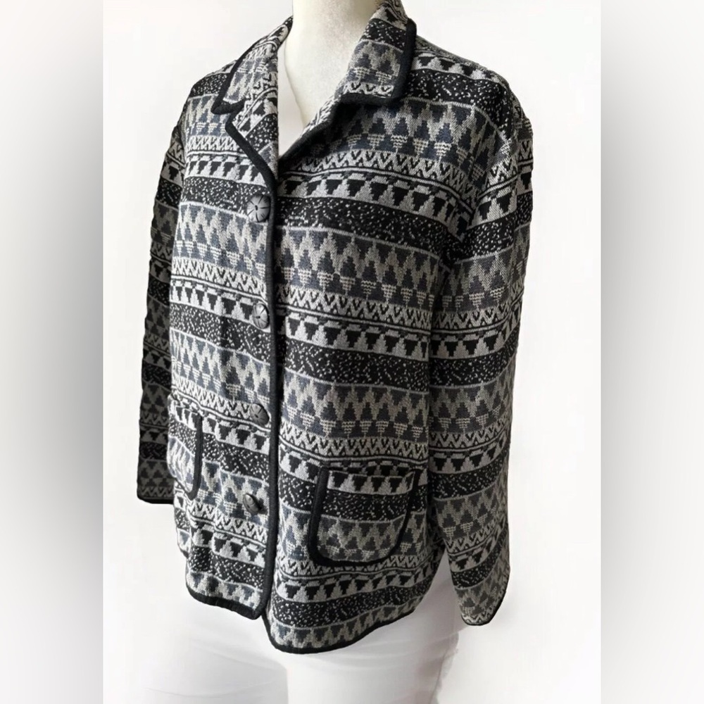 Cedar Canyon Women’s Tapestry Geometric Cotton Jacket  L